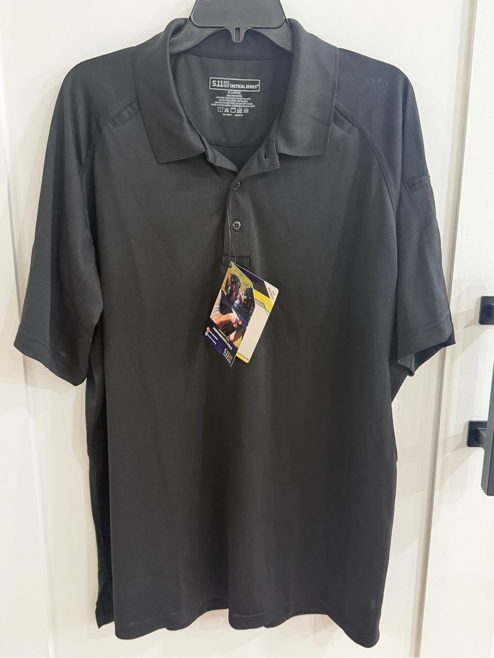 NWT 5.11 Tactical Performance Short Sleeve Polo Shirt Black Men's XL 71049